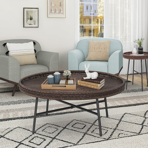 Bay Isle Home Lasell Round Outdoor Coffee Table & Reviews Wayfair